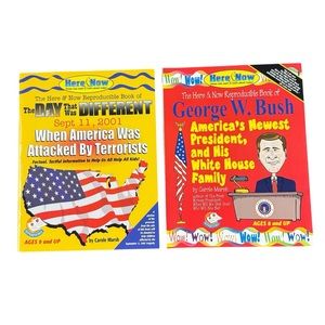 Set of Educational Books for Kids ages 8 & Up about George W Bush and 9-11